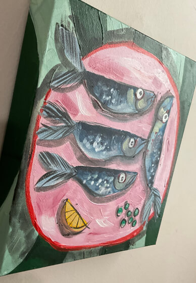 Painting Sardines Workshop for Beginners