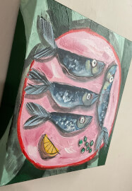 Painting Sardines Workshop for Beginners
