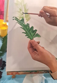 Painting the Jacaranda Art Class