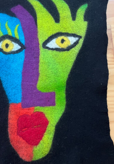 Painting with Wool Workshop