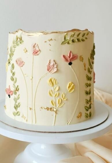 Palleted Flower Cake Decorating Class