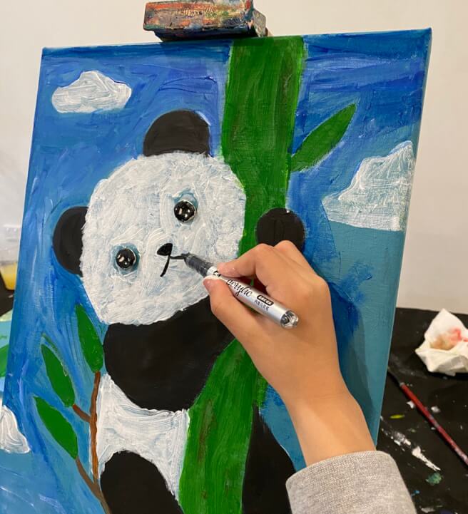 Panda Painting Class