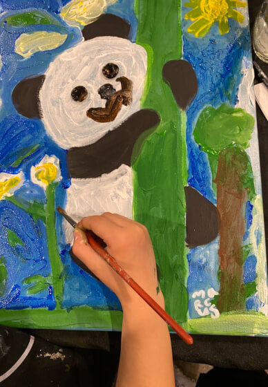 Panda Painting Class