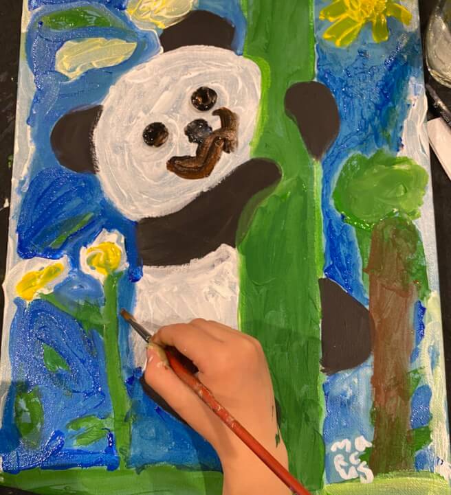 Panda Painting Class