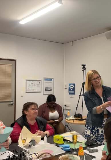 Paper Flower Making Workshop: Sip, Snip and Blooms