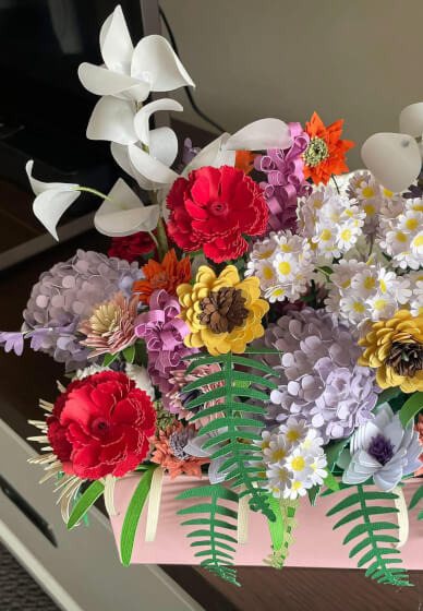 Paper Flower Making Workshop: Sip, Snip and Blooms