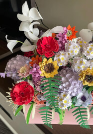 Paper Flower Making Workshop: Sip, Snip and Blooms