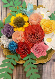 Paper Flower Making Workshop: Sip, Snip and Blooms