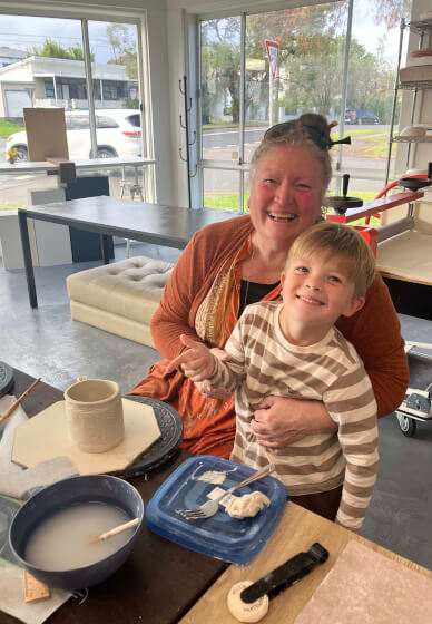 Parent and Child Hand Building Pottery Workshop