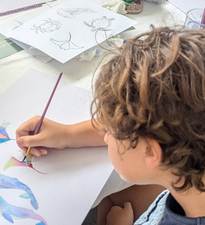 School Holiday Parent-Child Watercolour Pet Portraits Class