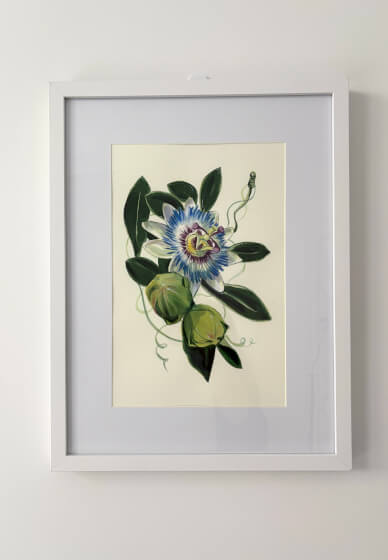 Passion Flower Watercolour Painting Class
