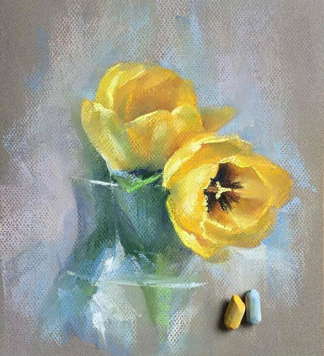 Pastel Flower Painting Workshop