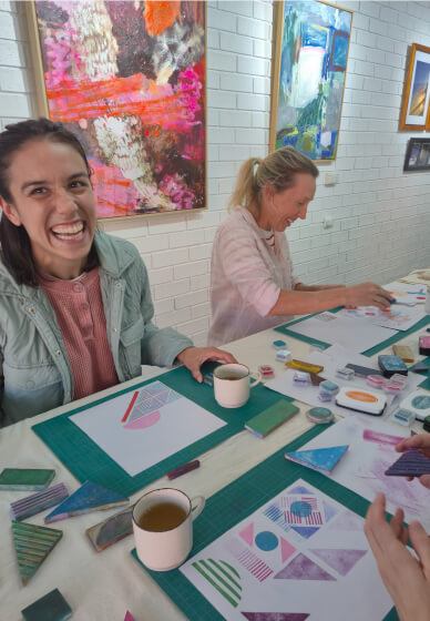 Pattern Play Block Printing Workshop