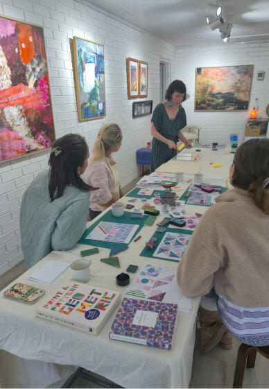 Pattern Play Block Printing Workshop