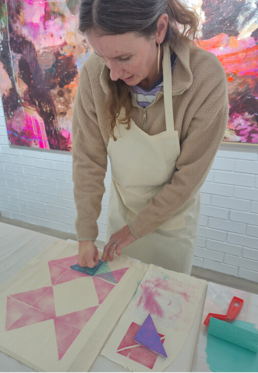 Pattern Play Block Printing Workshop