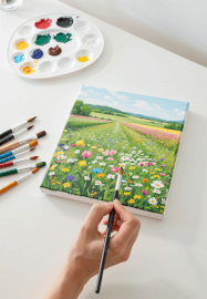 Peaceful Landscape Acrylics Painting Workshop