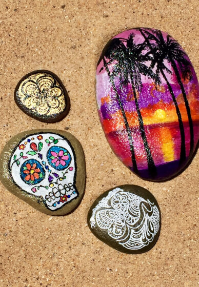 Pebble Painting Class NSW Country | Experiences | ClassBento