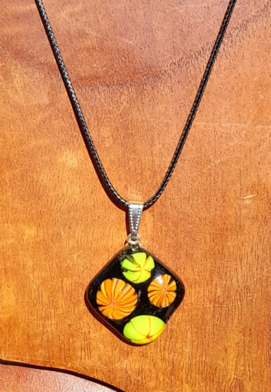Pendant and Earrings Fused Glass Jewellery Workshop