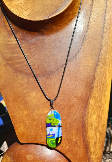 Pendant and Earrings Fused Glass Jewellery Workshop