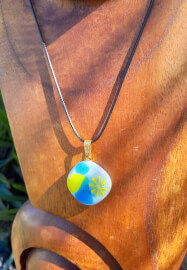 Pendant and Earrings Fused Glass Jewellery Workshop