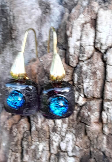 Pendant and Earrings Fused Glass Jewellery Workshop