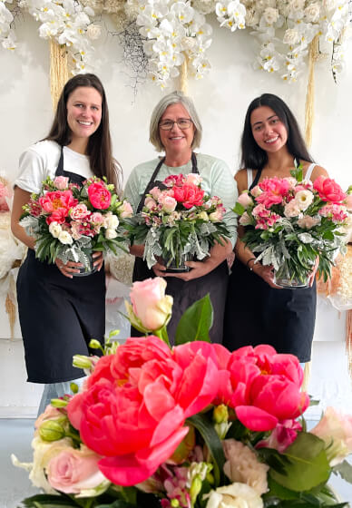 Peony Flower Arranging Class for Beginners