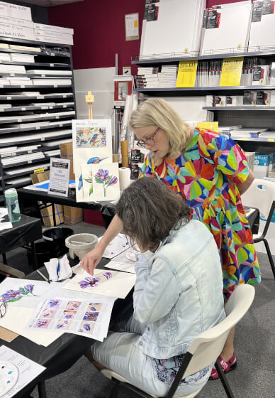 Peony Watercolour Painting Class