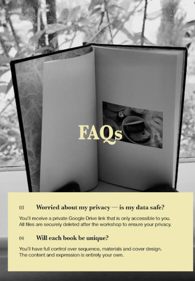 Personal Photobook Book Binding Class