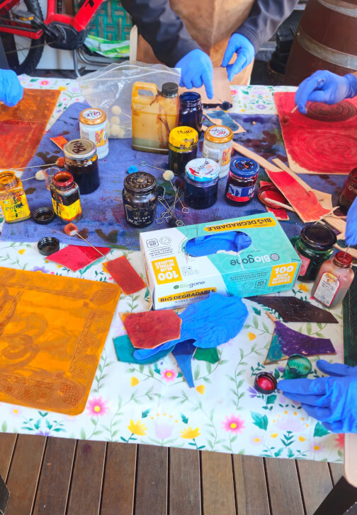 Personalised Leather Bottle Carrier Workshop