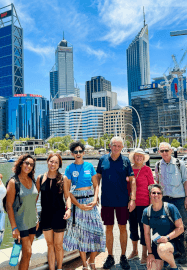 Perth Sunset City Walk and River Cruise