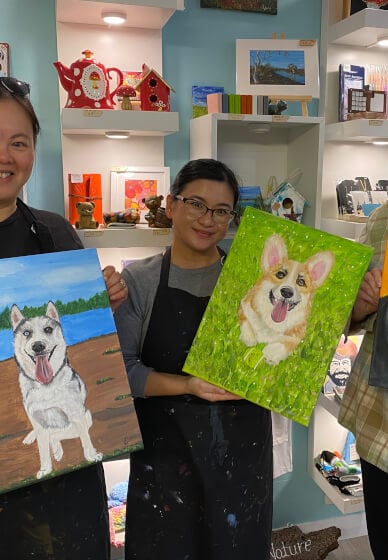 Pet Portrait Acrylic Painting Course