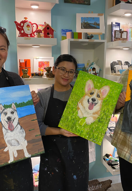 Pet Portrait Acrylic Painting Course