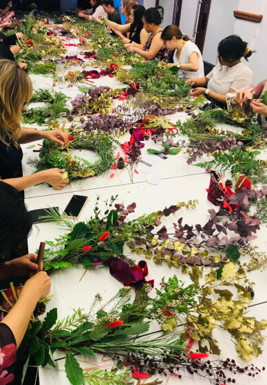 Petite Woven Christmas Wreath Workshop