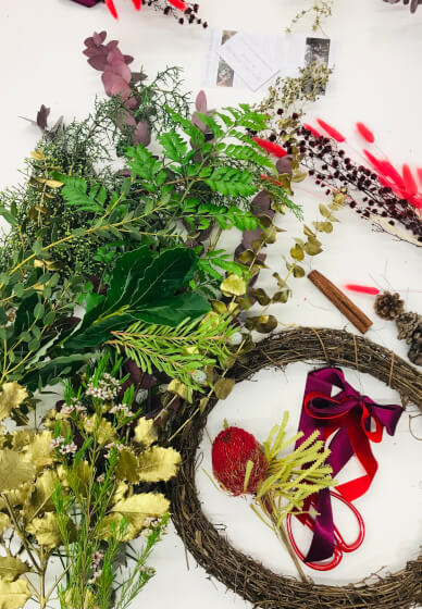 Petite Woven Christmas Wreath Workshop