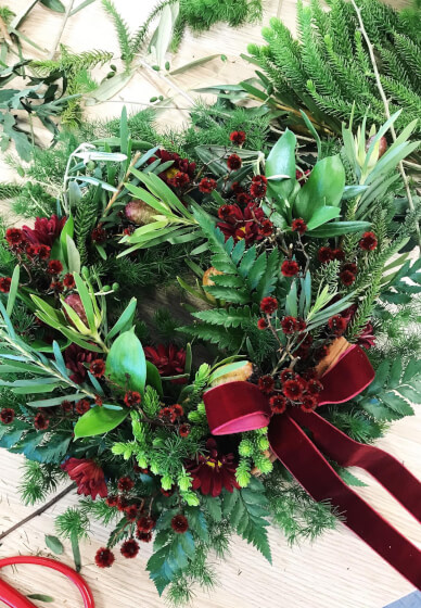 Petite Woven Christmas Wreath Workshop