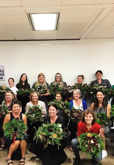 Petite Woven Christmas Wreath Workshop