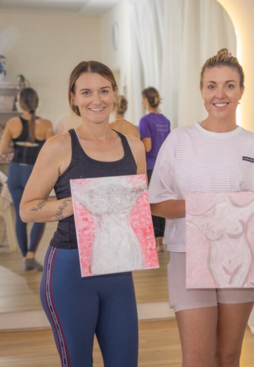 Pilates, Paint and Prosecco Class
