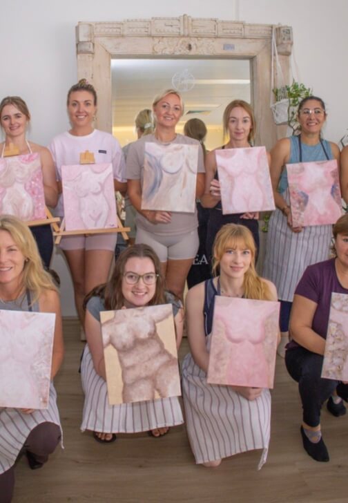 Pilates, Paint and Prosecco Class