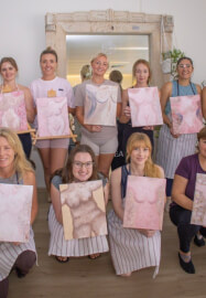 Pilates, Paint and Prosecco Class