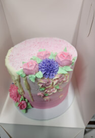 Piped Flower Drip Ombre Class Multiple Techniques