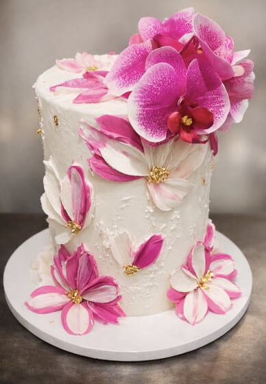 Piping and Palette Knife Cake Decorating Workshop