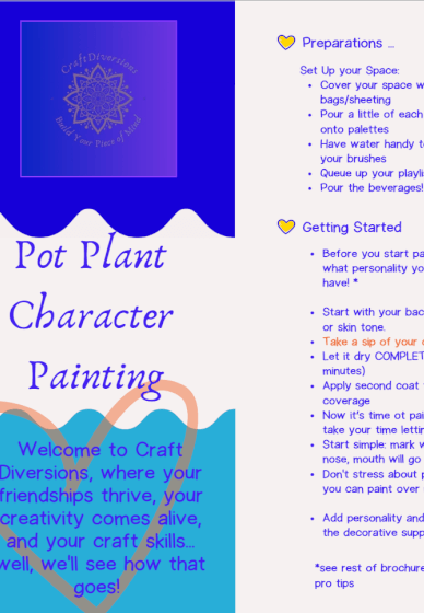 Plant Pot Character Kit: Girls Night In