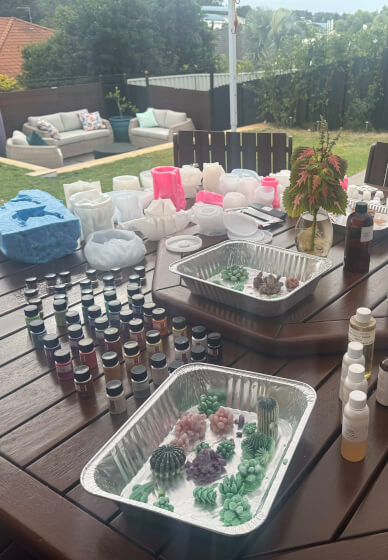 Plaster and Candle-Making Masterclass