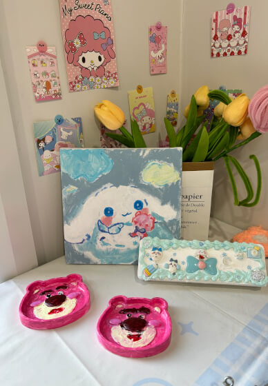 Plaster Figurine and Jewellery Plate Painting Workshop