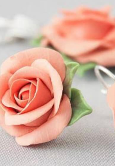 Polymer Clay Class: 4 Pairs Earrings