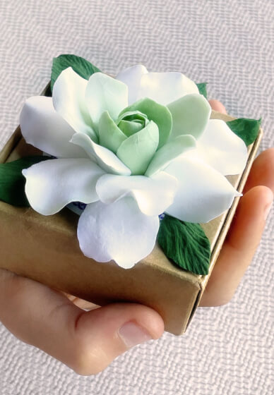 Polymer Clay Class: Realistic Gardenia