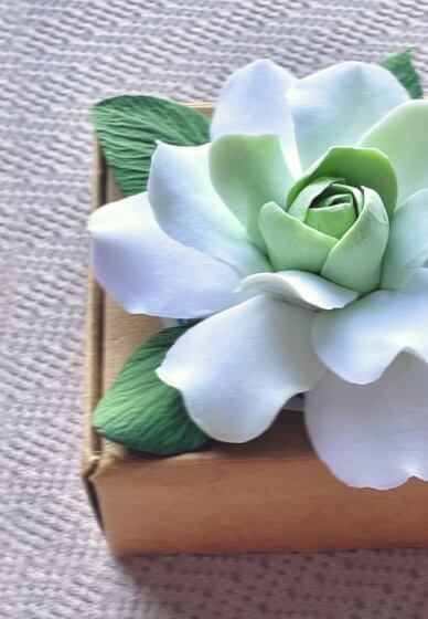 Polymer Clay Class: Realistic Gardenia