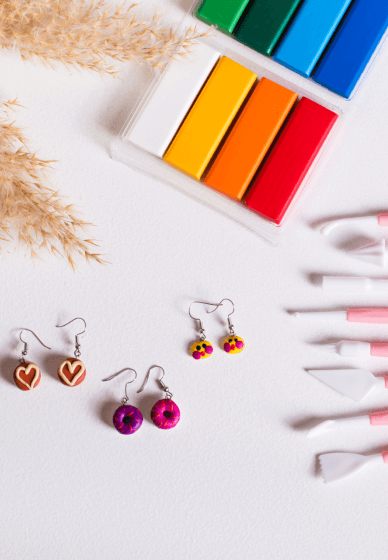 Polymer Clay Earrings Workshop
