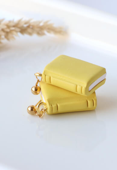 Polymer Clay Workshop: Create Your Own Mini Book Earrings
