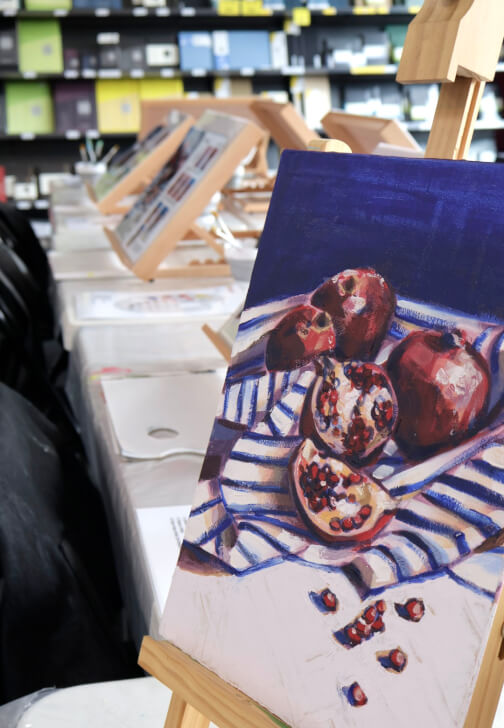 Pomegranate Acrylic Painting Workshop